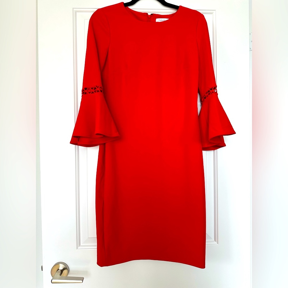 Red Calvin Klein Dress